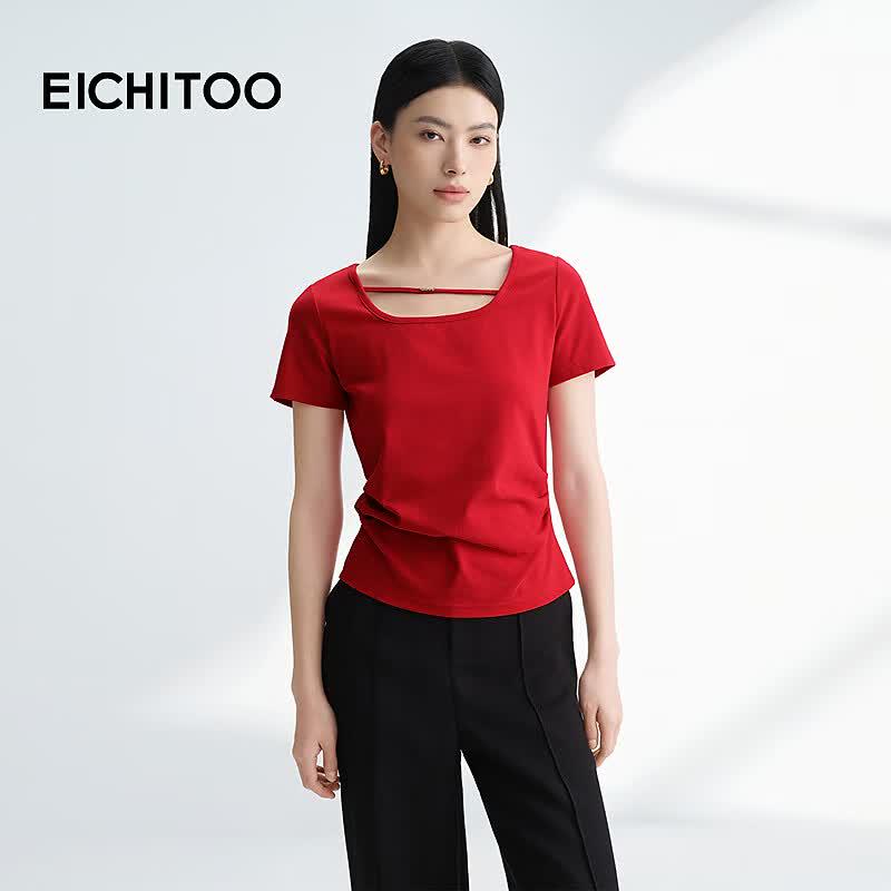 EICHITOO Women s Sweet & Spicy Short Sleeve T-Shirt L