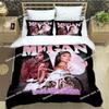 Raper Megan The Stalion Beding Set Printed With Pilowcase Bed Soft Duvet Cover Single Double Quen Super King-Sized Dimensionsd Dimensions Luxury Gift