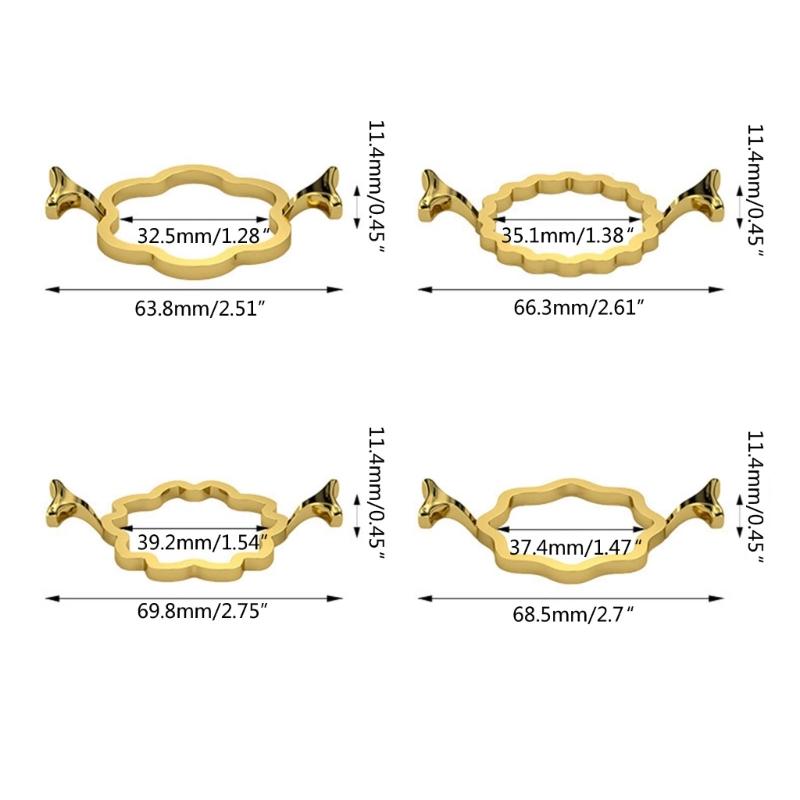 Feuerfarbe Wachssiegel Metall Wachssiegelform Runde Blumenform Umschlag Einladung Dekoration