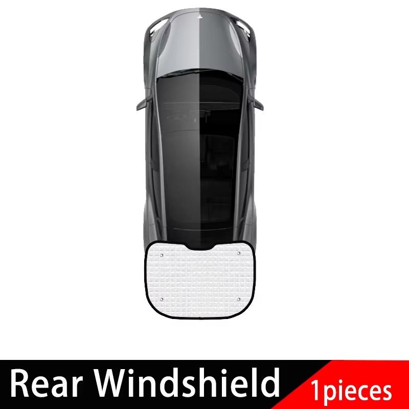 For Tesla Model Y     2024 -Fit Sunscreen Car Parasol Sunproof Sunshades Windshields Anti-UV Accessories