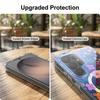 Blue Light Jungle Series Magnetic TPU Phone Case For Samsung Galaxy S24+ 5G, Raised Lens Screen Wireless Charging Protective Cover