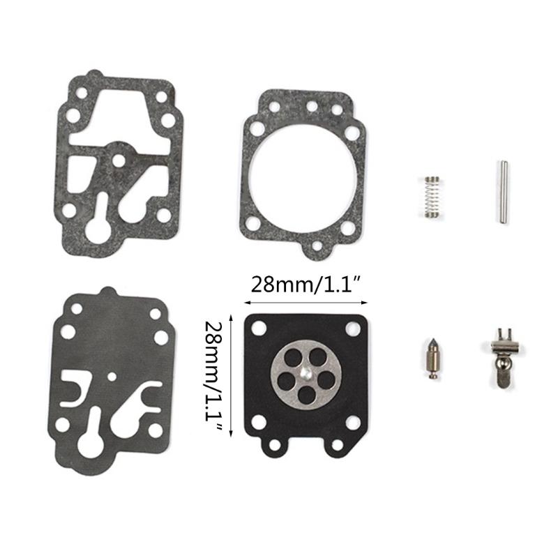 Carburetor Carb Rebuild Kit Shadow Gasket Diaphragms Repair for 26cc 33cc 43cc 49cc 52cc Motorbike Dirt Pit Bike Durable