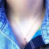 Exquisite Russian Purple Gold Plated Rose Gold Color Gold Plated Money Bag Pendant Classic Fortune Fashion Temperament Collarbone Chain