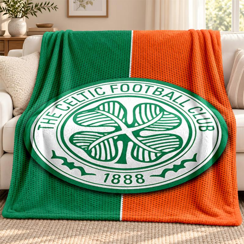 Celtic Football Club blanket Flannel Blanket Soft Cozy Plush Throw for Sofa Bed Lightweight Home Decoration Outdoor camping