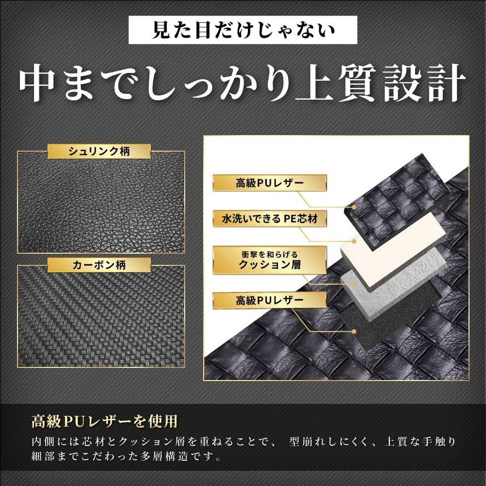 Seatback Pocket PU Car Seat Car Convenient Car Storage Passenger Luggage Storage NZ-base [Premium Leather] [Foldable] Accessories, Box, Storage,