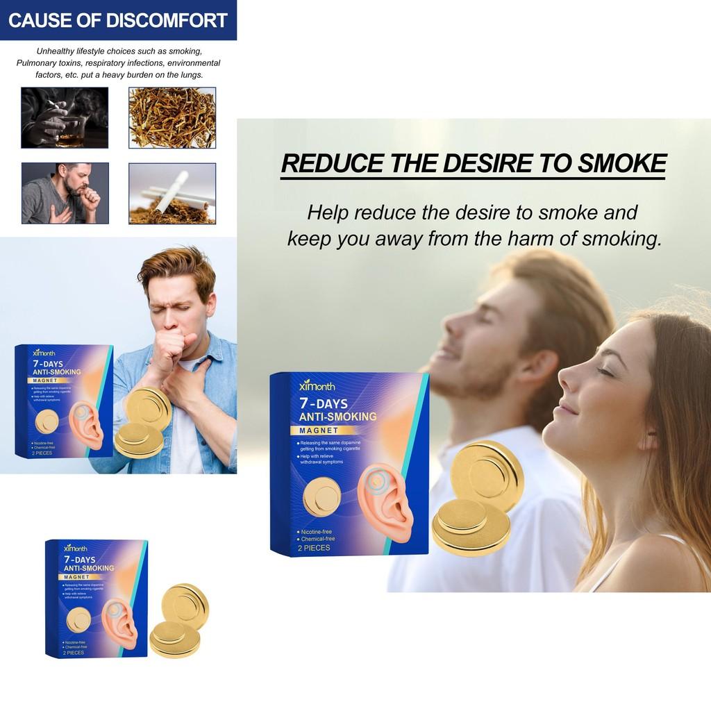 Ximonth Magnetische Gesundheitswerkzeuge Verbesserte Raucherentwöhnungsunterstützung Set aus zwei Teilen