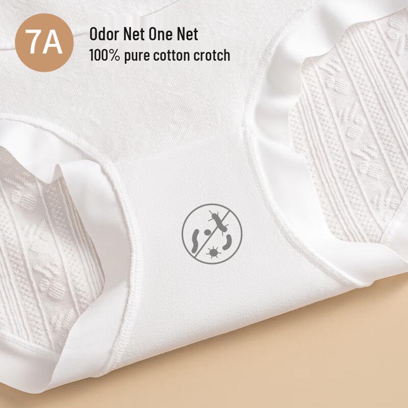 Audifen Women's High-Waist Cotton Maternity Briefs with Antibacterial Crotch