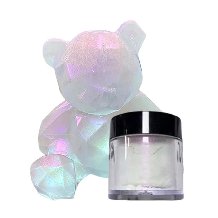 

Versatile Shimmer Powder Mix For Nails Art Craft Projects Long Lasting Pearl Effect красный