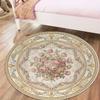 Rose Gorgeous Round Area Rug,Carpet Rug for Living Room Bedroom Sofa Playroom Decor,Non-slip Floor Mat64