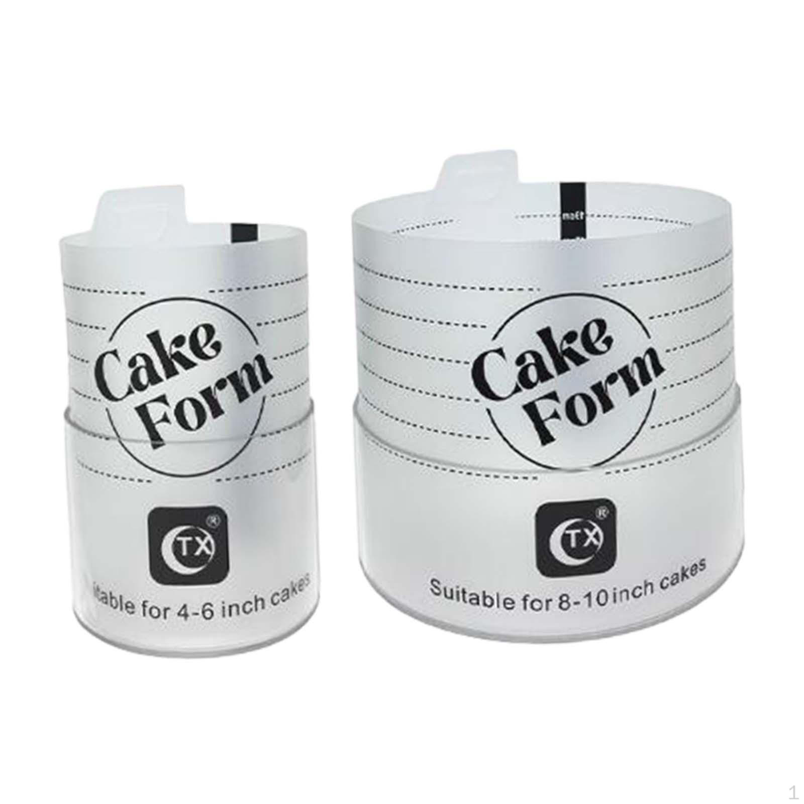 

2 штуки Форма для торта Универсальные инструменты для приготовления для начинающих на кухне пекарни 4inch 10inch