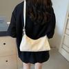 Vintage Women Waxed Leather Crossbody Bags Large Capacity Versatile Ladies Shoulder Bag Purse Stylish Female Underarm Handbags