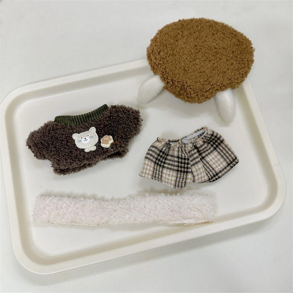 Pant T-shirt Suit Plush Doll Costume Suit Stuffed Doll Animal Doll Clothes  Girls Gift