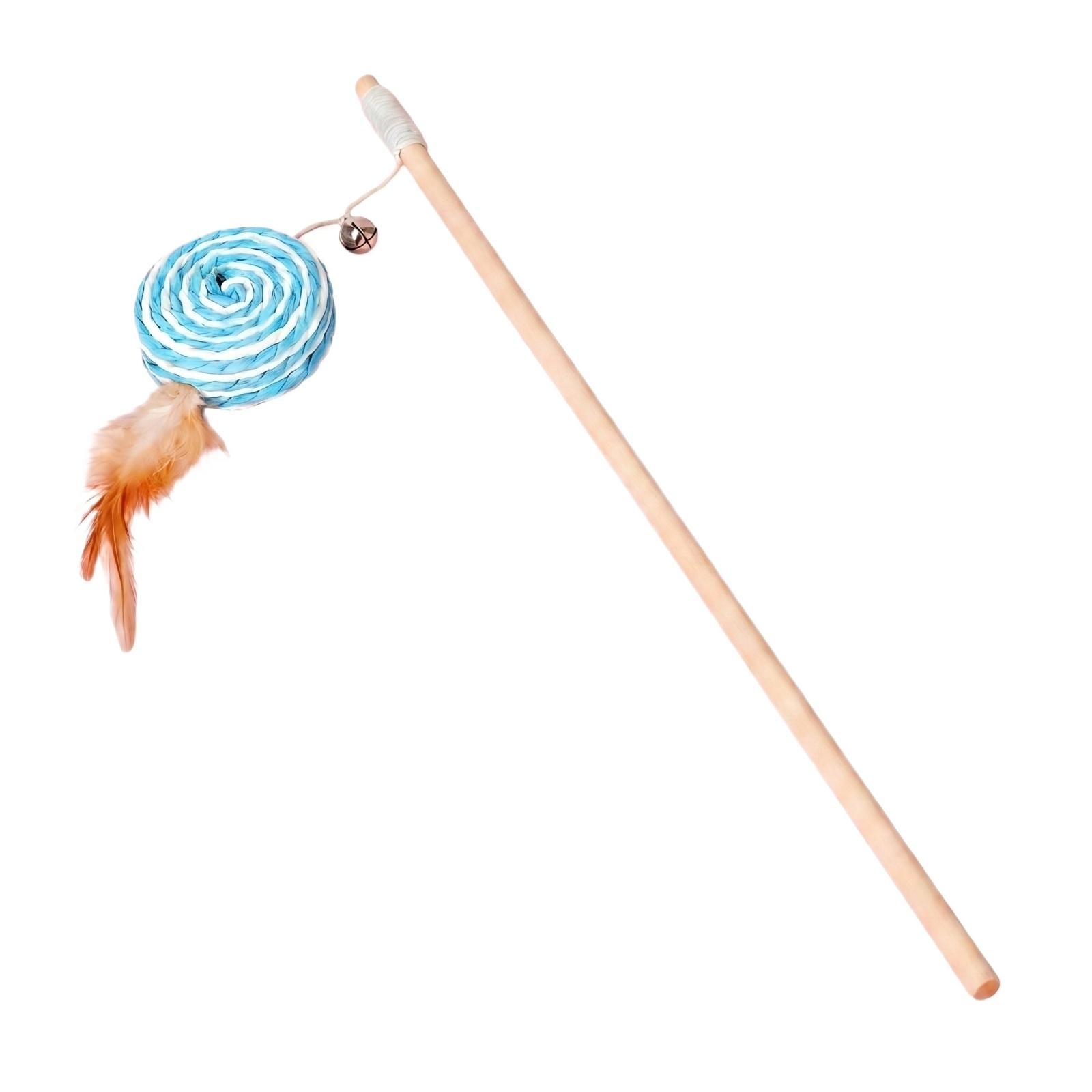 

Toys, Wooden Poles, Teasing Sticks, Cats, Self Pleasure,boredom, With Bells, Resistant, Young Kittens, Physical Exertion, Pet Toys One Size синий