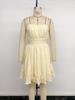 TikTok Europe & America Sweet Ruched Backless Summer Dress 2026