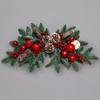 Festlicher Weihnachtsbaum-Kranz oder Geweih-Türhänger Dekoration