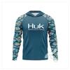 Mens Quick-Dry UV Protection Hooded Fishing Long Sleeve Shirt Summer Breathable Outdoor Sportswear Angling