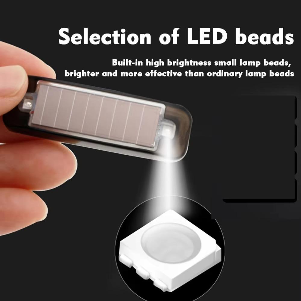Solar Anti-Collision Lights Night Riding Warning Lights Suit for Motorcycles and Electric Bikes Flashing Strobe Warning Lights