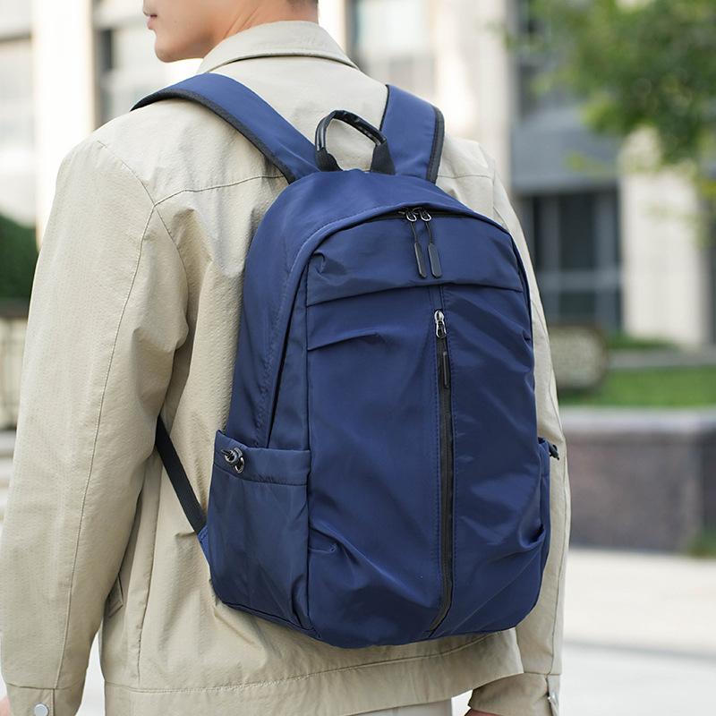 Schoolbag Backpack Men's Business Casual Computer Bag Waterproof Travel Bag Tide Student School Bag Commuter Bag