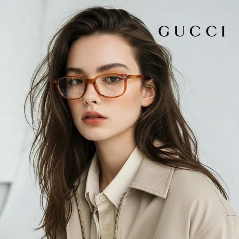 

[Gucci] Eyeglass Frames GG0123OJ 003 Square Horn-rimmed Glasses for Women and Men GG0123OJ 003_I [52]