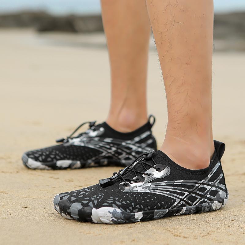 New Men Women Water Shoes Upstream Wading Swimming Barefoot Five Fingers Aqua Shoes Colorful Beach Seaside Light Unisex Sneakers