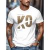 European Size Men'S Casual Sports T-Shirt, Suitable for Training Sports Top Featuring Breathable for Workout And Leisure Wear