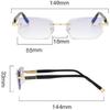 Intelligent Zoom Anti Blue Light Presbyopia Glass,Anti-Glare Protection Presbyopia Glasses, Multi-focus Reading Glasses for Men and Women