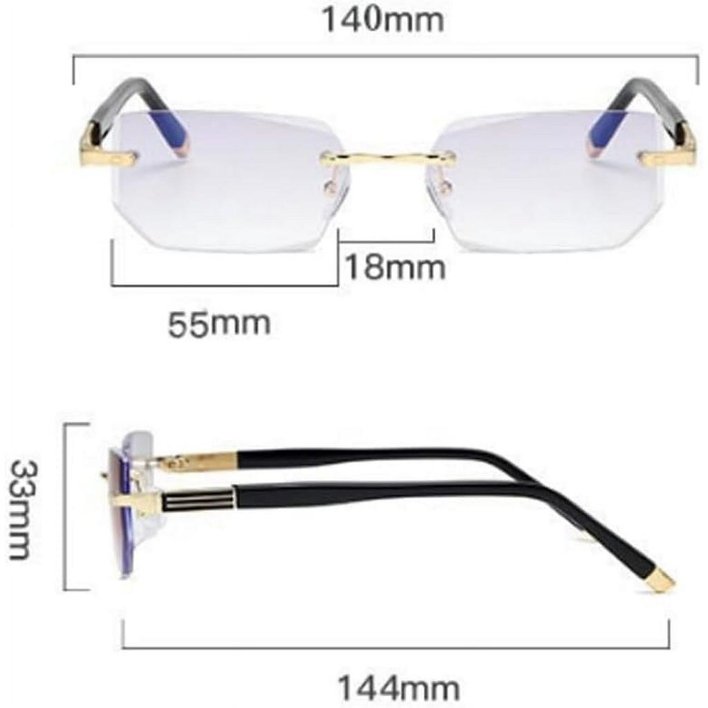 Intelligent Zoom Anti Blue Light Presbyopia Glass,Anti-Glare Protection Presbyopia Glasses, Multi-focus Reading Glasses for Men and Women