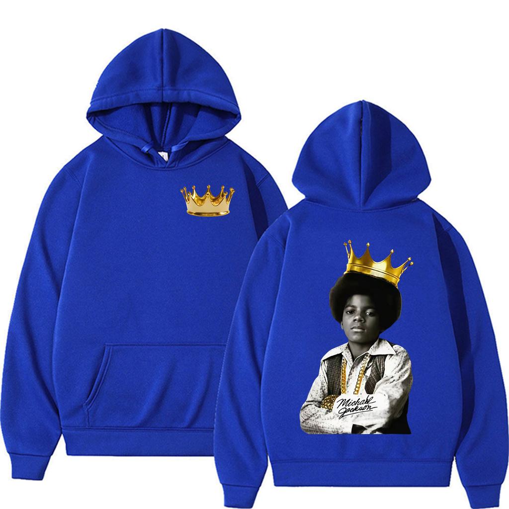 Tribute Michael Jackson King of Pop Hoodie Herren Damen Mode Hip Hop Musik Sweatshirts Lässige Fleece Oversized Hoodies Pullover