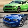 Front Side Marker Light, Light LED, with Smoky Glass for Ford Mustang Bumper 2010-2014.
