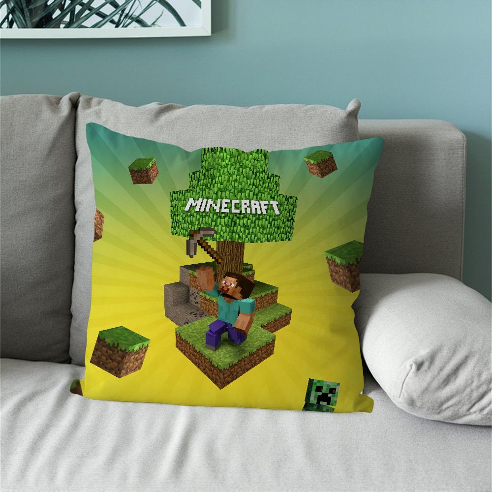 M-Mines C-Craft Spiel Kissenbezug Für Sofa Nachttisch Schlafzimmer Rückenlehne Wohnbüro Kissen Quadratisch Bedruckt Mehrere