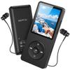 [Add Site Button] AGPTEK MP3 Player, HiFi Music Player, Ultra-lightweight 30g, 64GB Built-in, Expandable Up To 128GB, Button Operation, 40 Hours Playb
