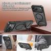 Coque pour iPhone 18 Pro Max, Antichoc Anti-Rayures avec Cercle Magnétique et Support - Noir