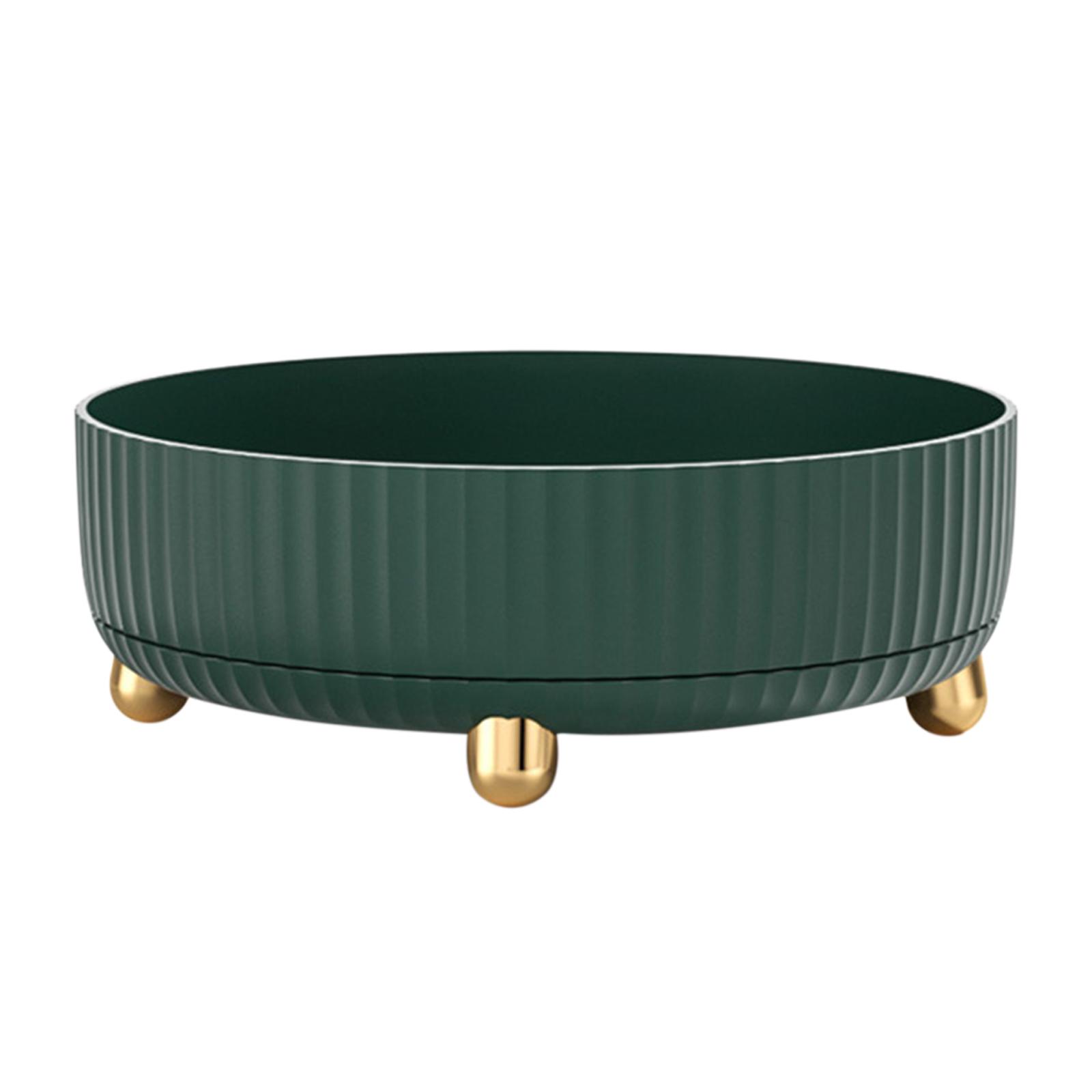 

Туалетный столик Коробка для макияжа Многофункциональный домашний поднос для хранения Вращающийся на 360 градусов Большая вместимость Моющийся для спальни ванной