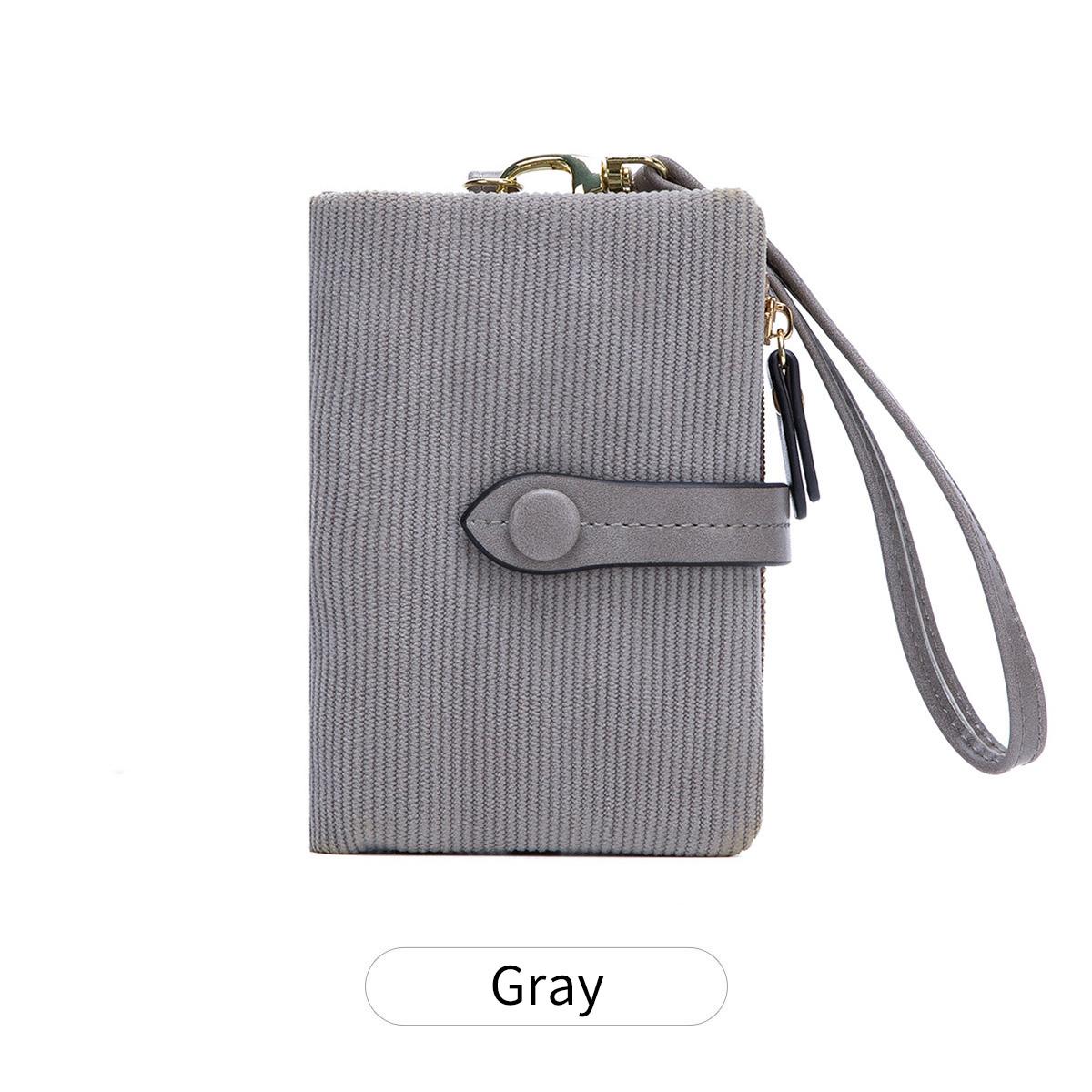 

Solid Color Women s Trifold Wallet RFID Shielding Multifunctional Large Capacity Credit Card Bag with ID Window Short Coin Purse