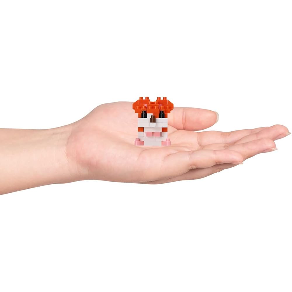 Kawada Nano Block Mini Nano Tottoko Hamutaro Vol.2 Box Set 6 Pieces Collectible Building Toys