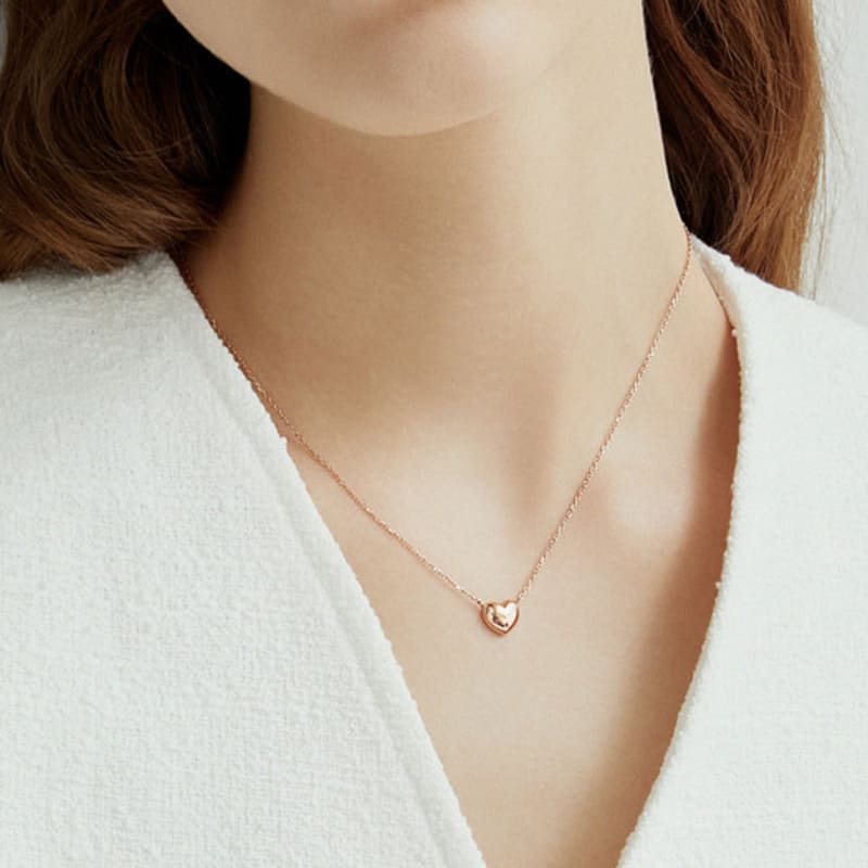 J.ESTINA LALA J Heart Necklace (JJLJN04BF376SR420)