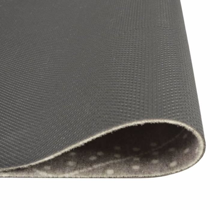 VidaXL Tapis de cuisine lavable impression losange 60x180 cm velours 136565