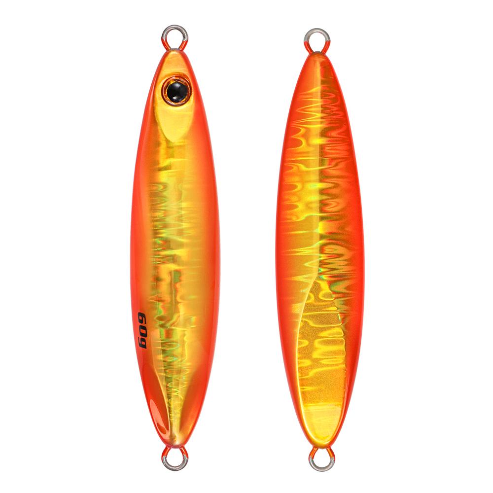 Jigging Pro 20g 30g 40g 60g Saltwater Fishing Shore Jigging Luminous Long Casting Fish Bait Metal Jigbait Slow Pitch Jig Lures