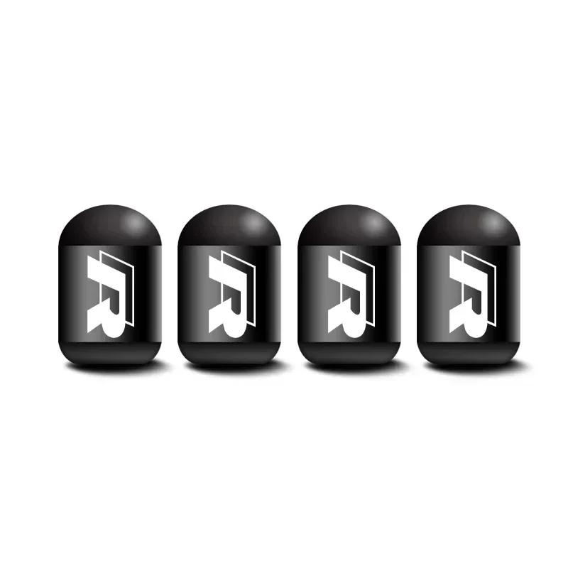 2026 Hete Voor VOLKSWAGEN VW 4 stuks Auto Velgen Bandenventieldopjes Cover voor Volkswagen Rline R Line Tiguan Polo Golf Passat B5 Tour