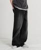 EZKATON Touch Stripe Denim Pants Black Kmlp6883