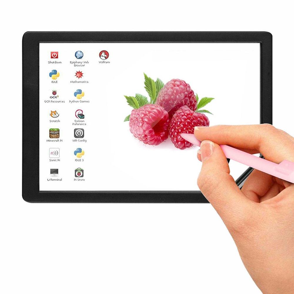 3.5 inches LCD Display HDMI-compatible Input Monitor Kits for Raspberry Pi 4 B New LCD Touch Screen & ABS Case & Touch Pen