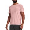 Under Armour Logo Print Short Sleeve T-Shirt Men Tops Pink 1370338-676