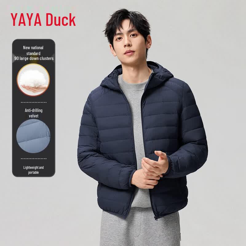 YAYA Unisex Lightweight Hooded Down Jacket