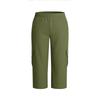 Casual Effen Kleur Outdoor Cargo Capri Broek Elastische Tailleband Meerdere Zakken Lichtgewicht Ademende Stof Geschikt voor Wandelen en Dagelijks Gebruik