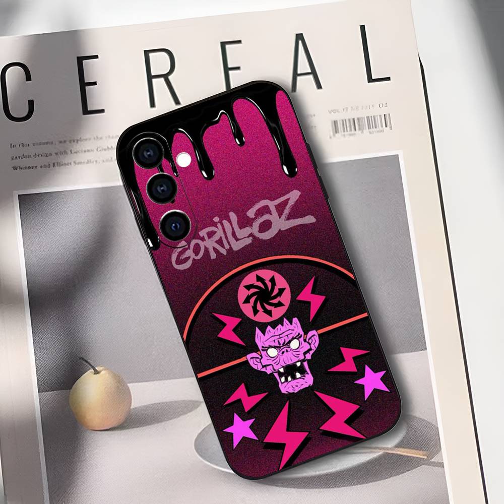 Rock Band G-gorillaz Phone Case For Samsung Galaxy A73,A72,A71,A70,A53,A52,A51,Others Soft Black Cover