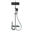 All-Copper Digital Display Thermostatic Shower Set with Piano Key Shower Head