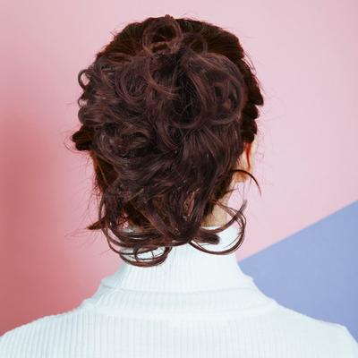 Messy Bun Wig Hair Tie Elastic Fluffy Natural Silky High Temperature Fiber Hair Extension Women Girls Tousled Updo Synthetic Hair Hairpiece Scrunchie