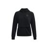 Johnson 1/4 Casual Fleece Zip Sports Hoodie Women Hoodies Black 1368798-001