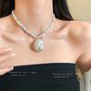 Bohemia Personality Baroque Pearl Beaded Starfish Shells Conches Necklacee for Women Charm Summer Beach Vacation Collar Jewelry