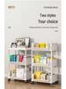 Movable Multi-layer Kitchen Storage Rack for Toys, Snacks, Fruits & Vegetables - Floor-standing and Multi-functional Shelf.